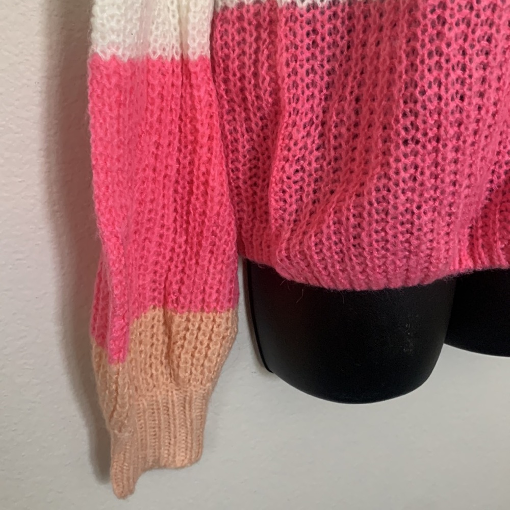 Princess Polly Willow Colorblock Wool Blend Oversized Balloon Sleeve Sweater - Picture 8 of 14